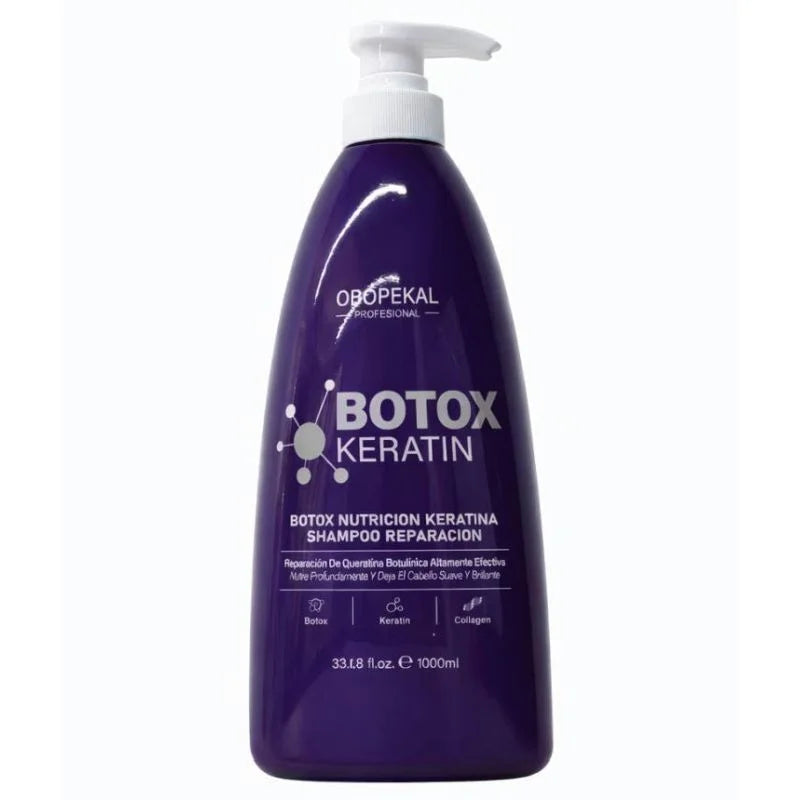 SHAMPOO OBOPEKAL BOTOX KERATINA REPARACIÓN PROFESIONAL 1000ML