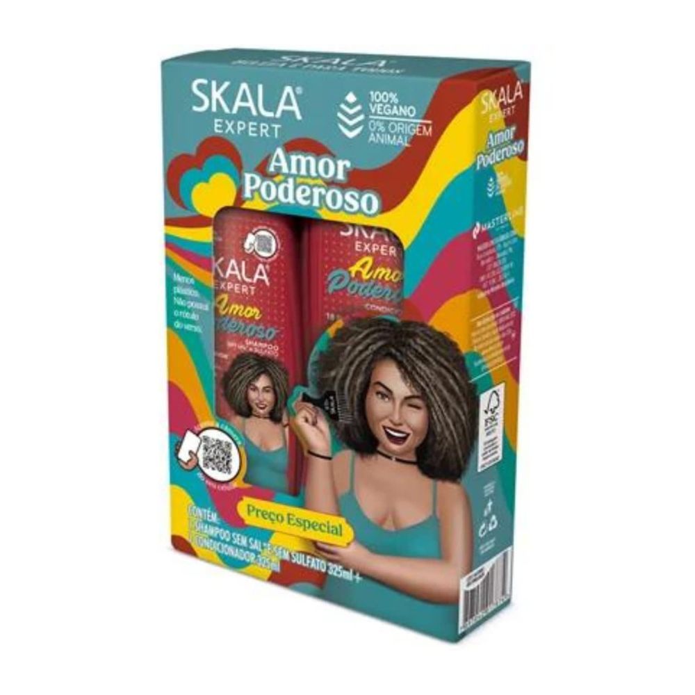 KIT SHAMPOO ACONDICIONADOR AMOR PODEROSO SKALA 325 ML - KOCH PROFESSIONAL