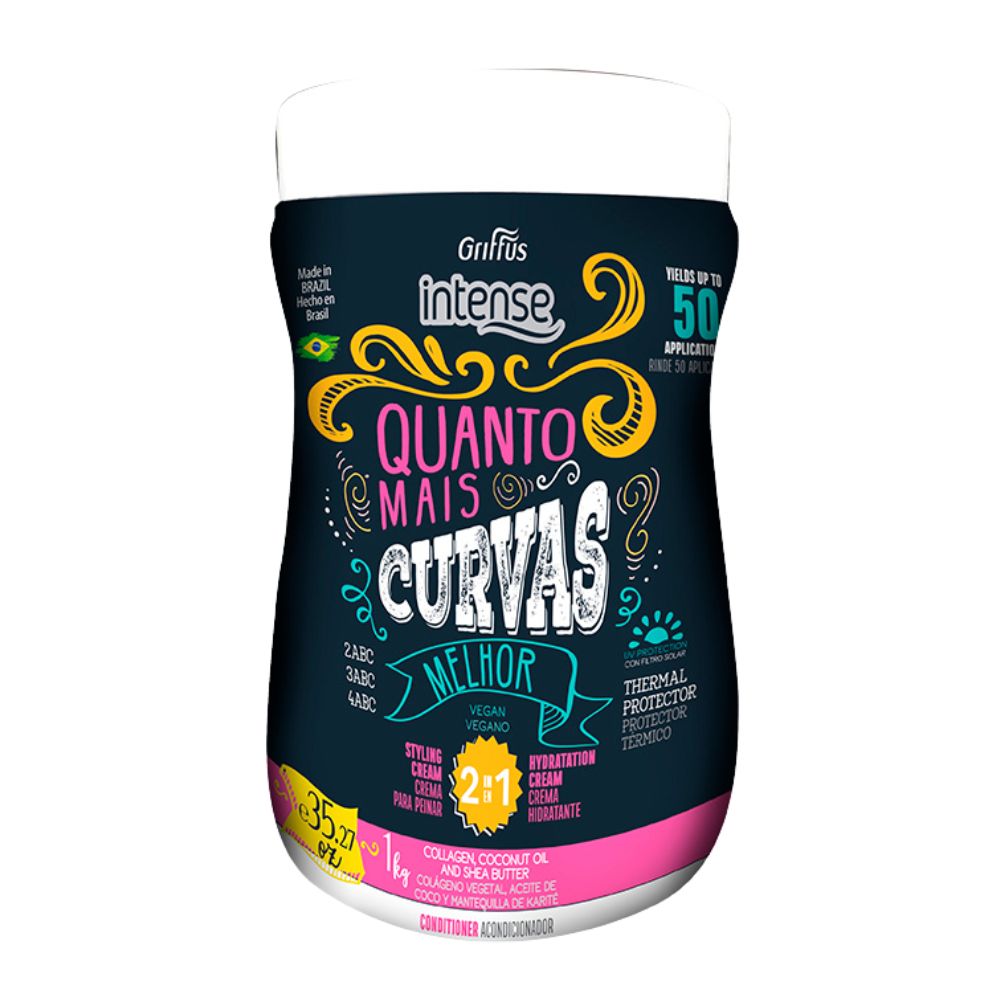 MASCARA QUANTO MAIS CURVAS MELHOR GRIFFUS 1KG - KOCH PROFESSIONAL