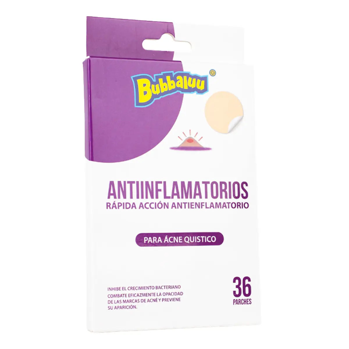 PARCHE PARA ACNÉ ANTIINFLAMATORIO BUBBALUU