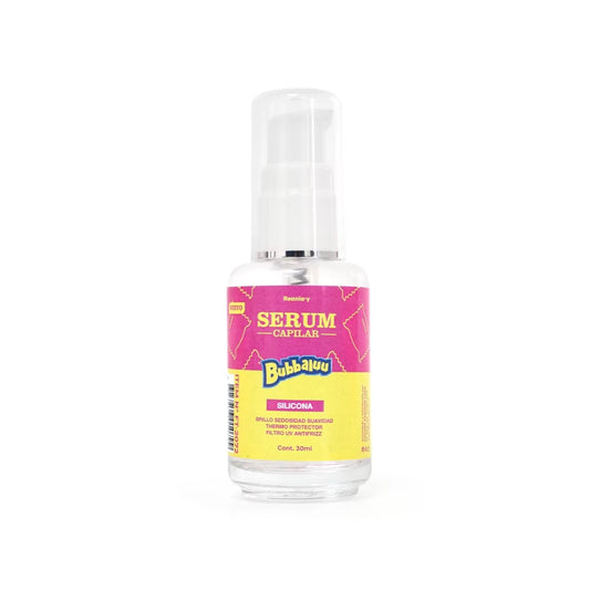Aceite capilar Bubbaluu con aroma a Tutti Frutti para el sellado de puntas, control de frizz y aporte de brillo intenso al cabello