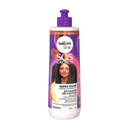ACTIVADOR DE RIZOS SUPER ÓLEOS SALON LINE 300 ML - KOCH PROFESSIONAL