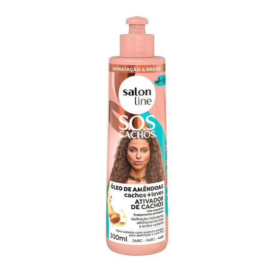 ACTIVADOR DE RIZOS ÓLEO DE ALMENDRAS SALON LINE 300 ML - KOCH PROFESSIONAL