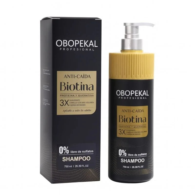 SHAMPOO BIOTIN + KERATIN OBOPEKAL 750ML - Koch Professional