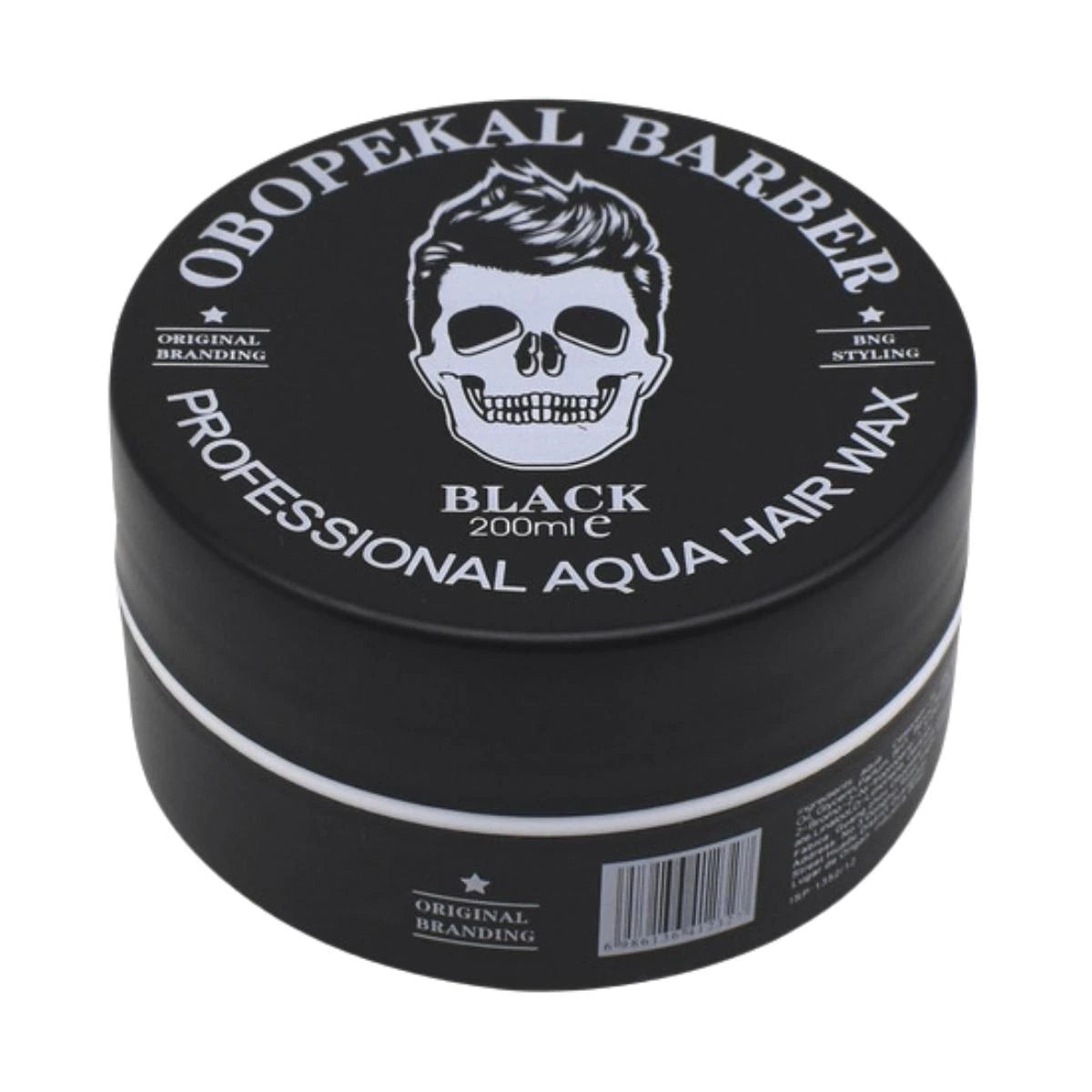 Cera Gel Aqua Hair Wax de Obopekal de 100g, fórmula a base de agua para una fijación fuerte con brillo natural y acabado profesional sin residuos