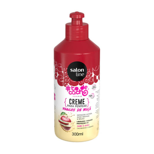 CREMA DE PEINAR VINAGRE DE MANZANA SALON LINE 300 ML - KOCH PROFESSIONAL
