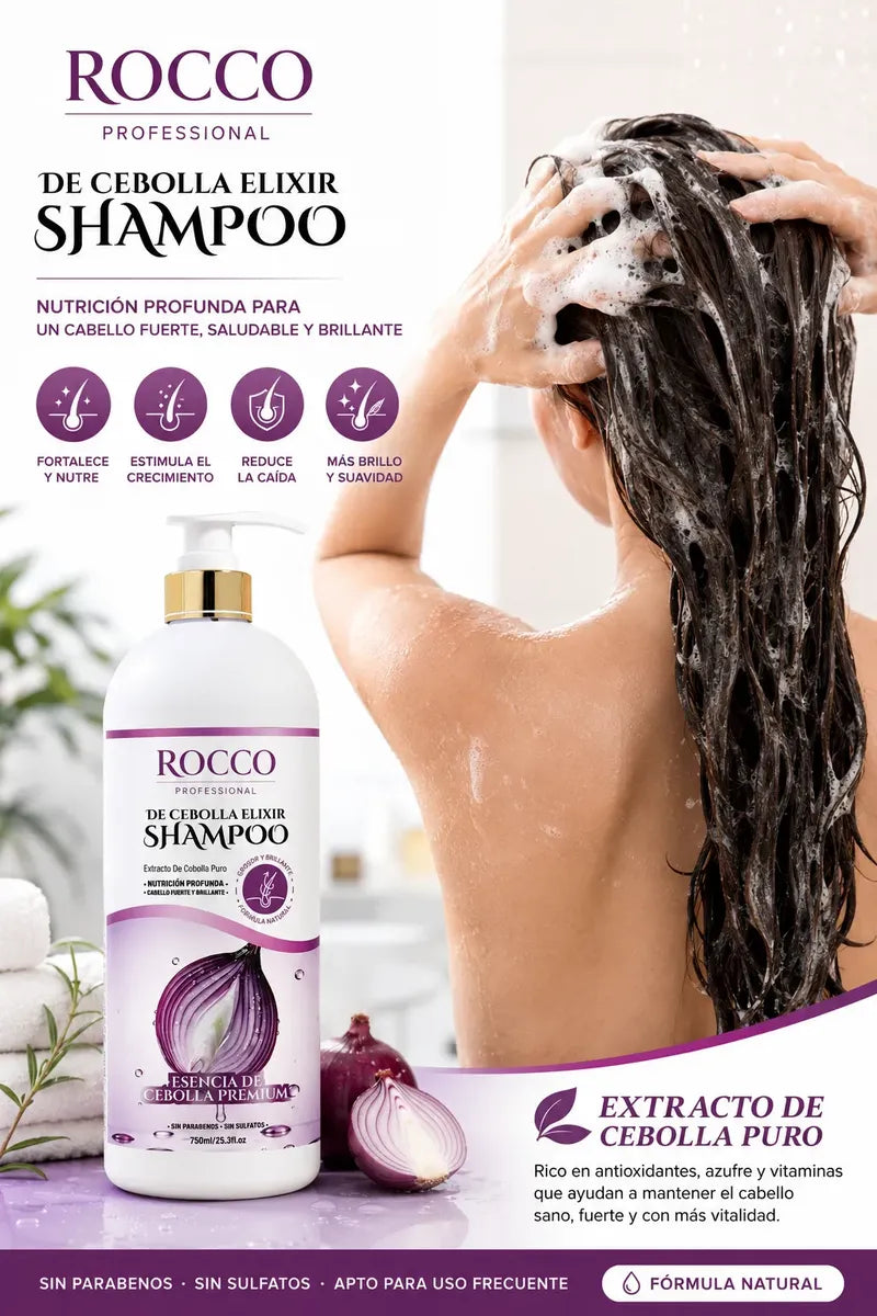 SHAMPOO CEBOLLA ROCCO 750 ML