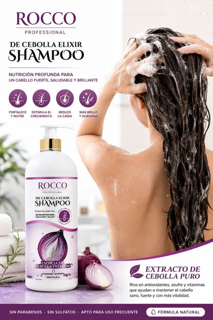 SHAMPOO CEBOLLA ROCCO 750 ML