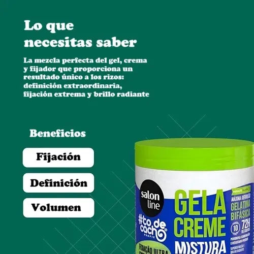 GEL CREMA DEFINICION ULTRA EXTRAORDINARIA SALON LINE 500G