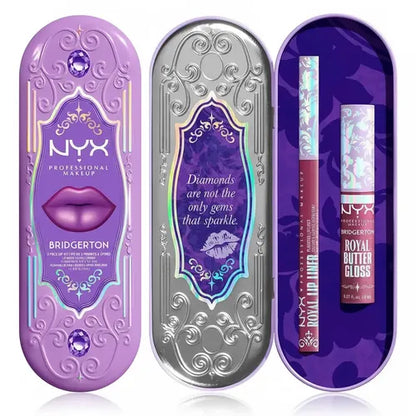 LIP COMBO KIT 02 LABIAL + DELINEADOR BRIDGERTON NYX - Koch Professional