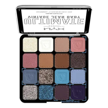 PALETA DE SOMBRAS NYX ULTIMATE SHADOW PALETTE VINTAGE JEAN BABY - Koch Professional