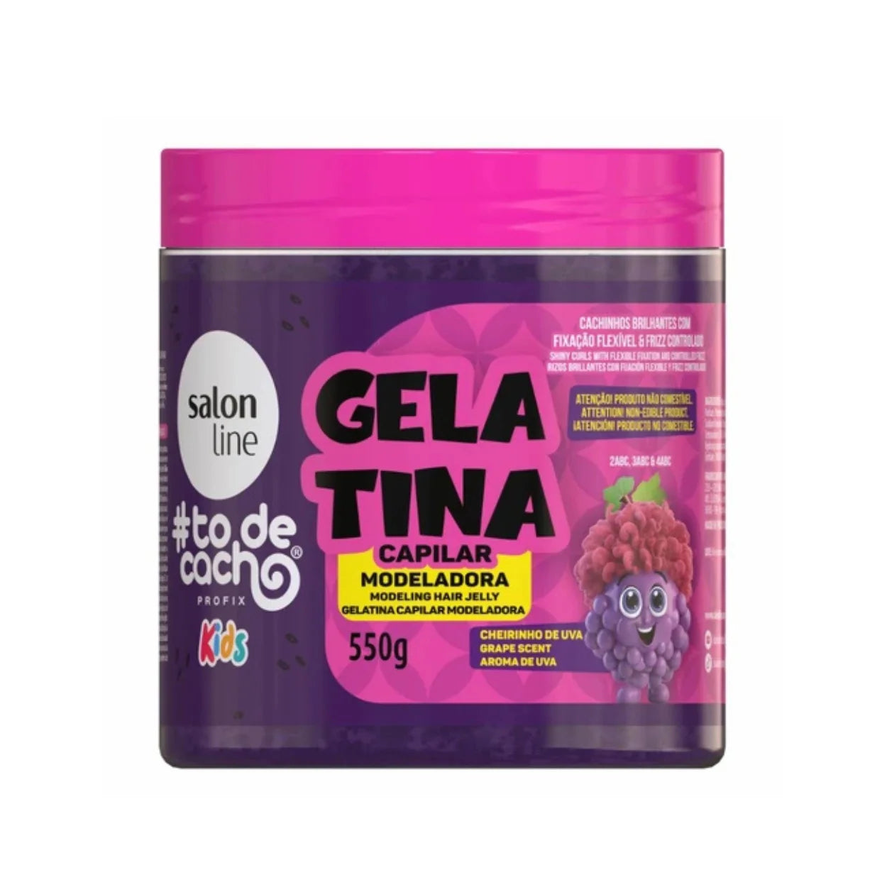 GELATINA UVA MOLDEADORA SALON LINE 550G
