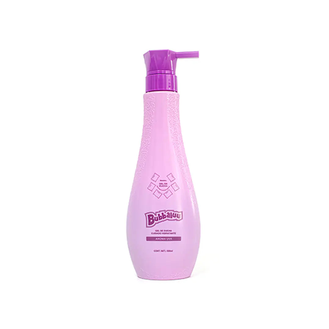 Gel de ducha Bubbaluu de 500ml con aroma a uva, jabón líquido corporal para una limpieza suave y refrescante con fragancia frutal