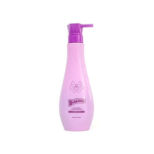 Gel de ducha Bubbaluu de 500ml con aroma a uva, jabón líquido corporal para una limpieza suave y refrescante con fragancia frutal