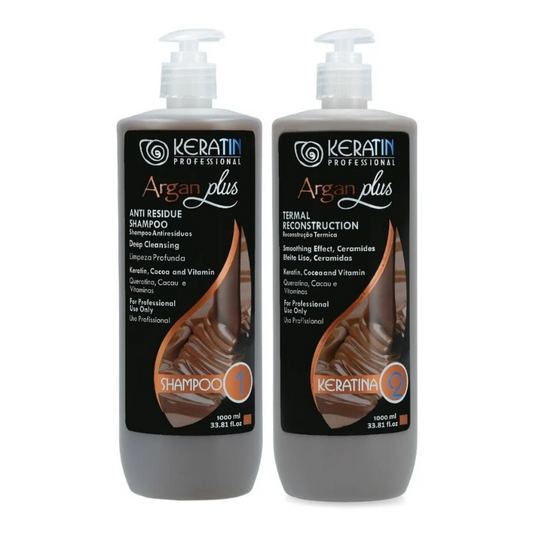 KIT ALISADO ARGÁN PLUS KERALMAXX 1000 ML - KOCH PROFESSIONAL