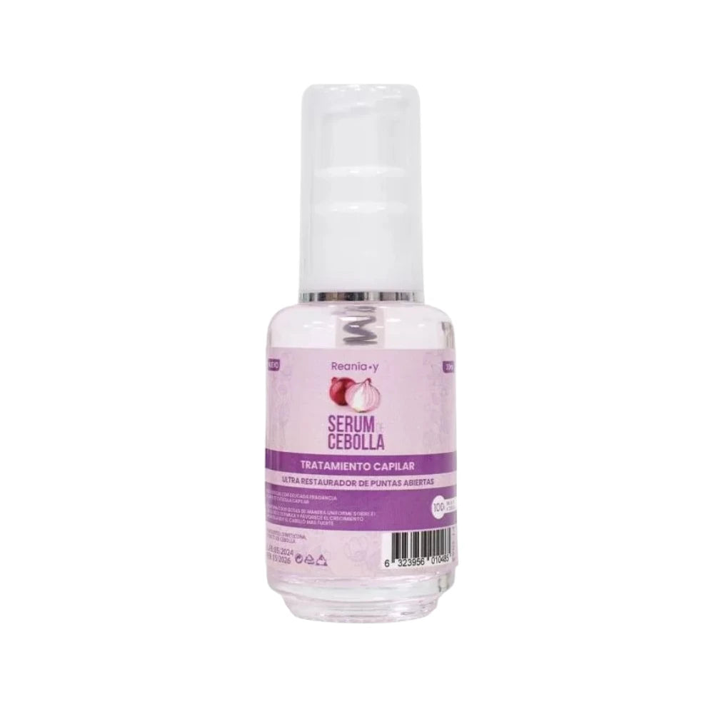 ACEITE capilar Reania.y de 30ml con extracto de cebolla para estimular el crecimiento, fortalecer la raíz y prevenir la caída del cabello