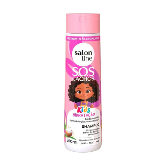 SHAMPOO S.O.S CACHOS KIDS SALON LINE 300 Ml - KOCH PROFESSIONAL